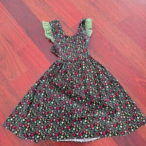 RicRac Ruffles Size 10 Holiday Pinafore Dress